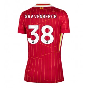 Liverpool Ryan Gravenberch #38 Hemmakläder Dam 2024-25 Kortärmad